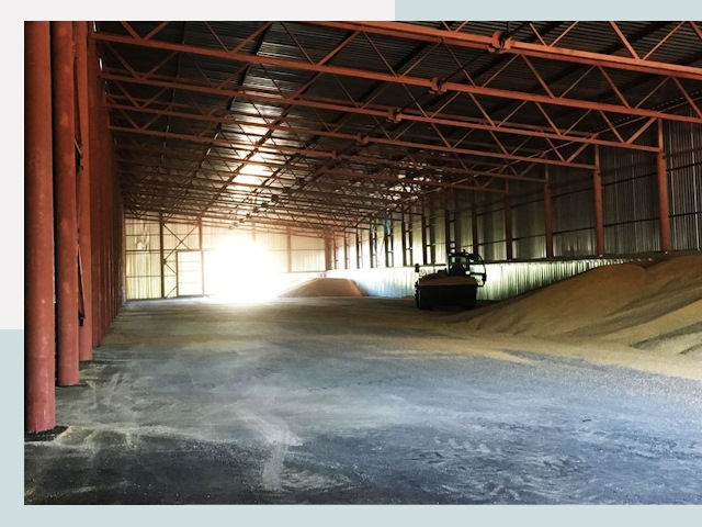 Строительство зернохранилищ в Новокузнецке