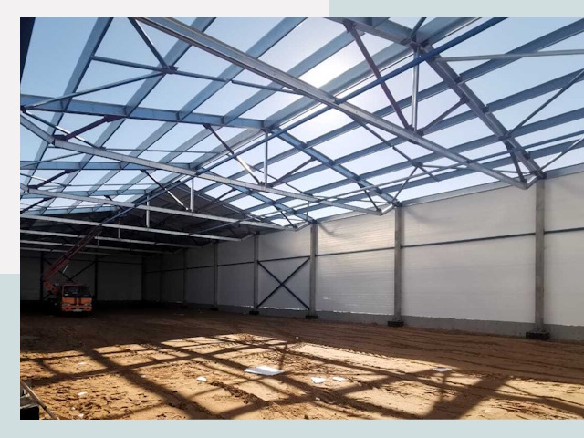 Строительство сенохранилищ в Новокузнецке