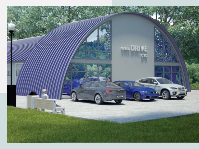 Монтаж ангаров и металлоконструкций от 616 руб.