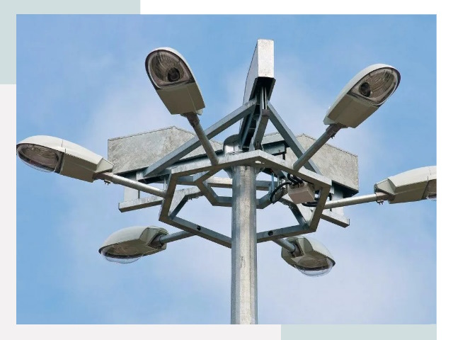 Монтаж осветительных мачт в Новокузнецке