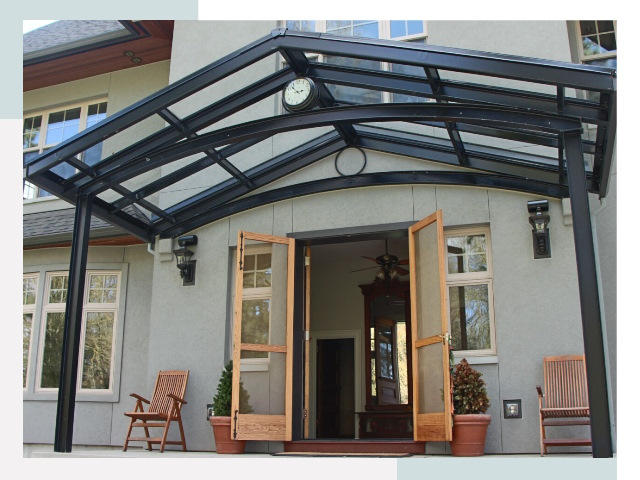 Козырьки металлические в Новокузнецке