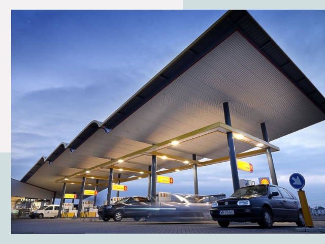 Навесы для АЗС в Новокузнецк от 616 руб. - Защита и комфорт