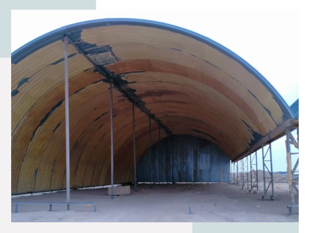 Реконструкция ангаров в Новокузнецке