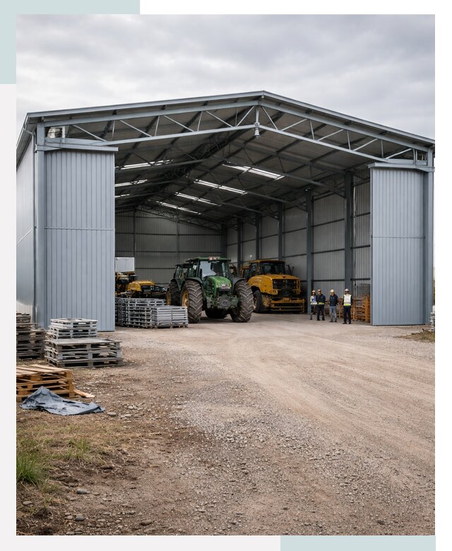 Ангары для сельхозтехники в Новокузнецке от 20548 р. | СтальСтрой-Нвк