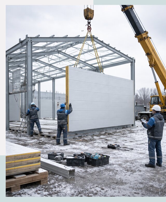 Строительство холодильных складов под ключ в Новокузнецке