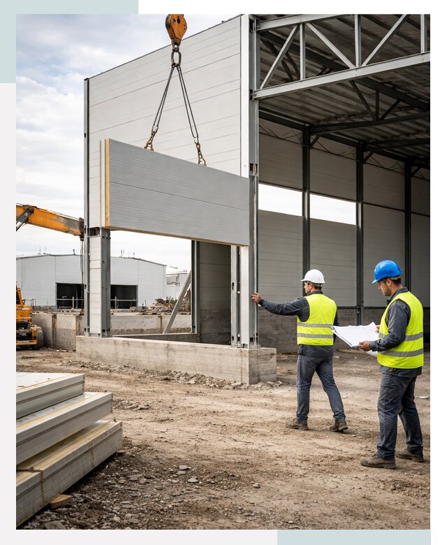 Склад из сэндвич панелей под ключ в Новокузнецке от 9760 р. | СтальСтрой-Нвк