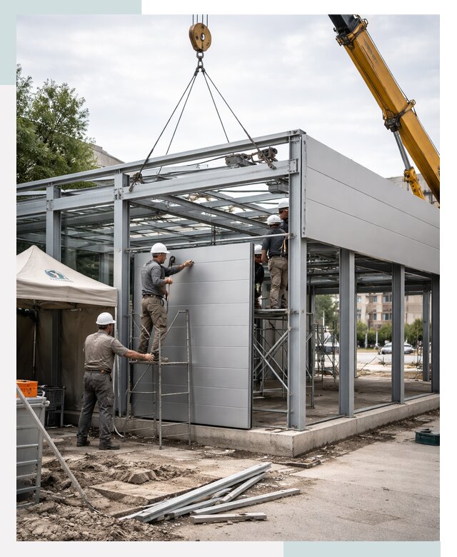 СтальСтрой-Нвк: торговый павильон под ключ в Новокузнецке от 35959 р.