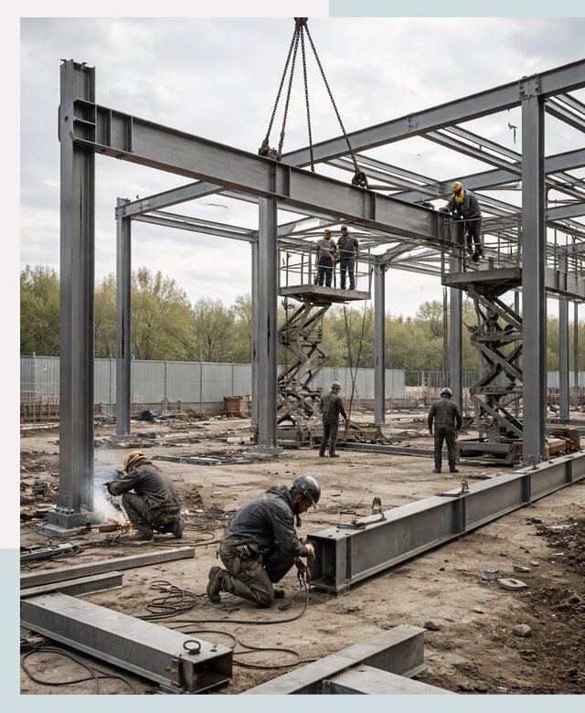 Строительство выставочных павильонов из металлоконструкций в Новокузнецке