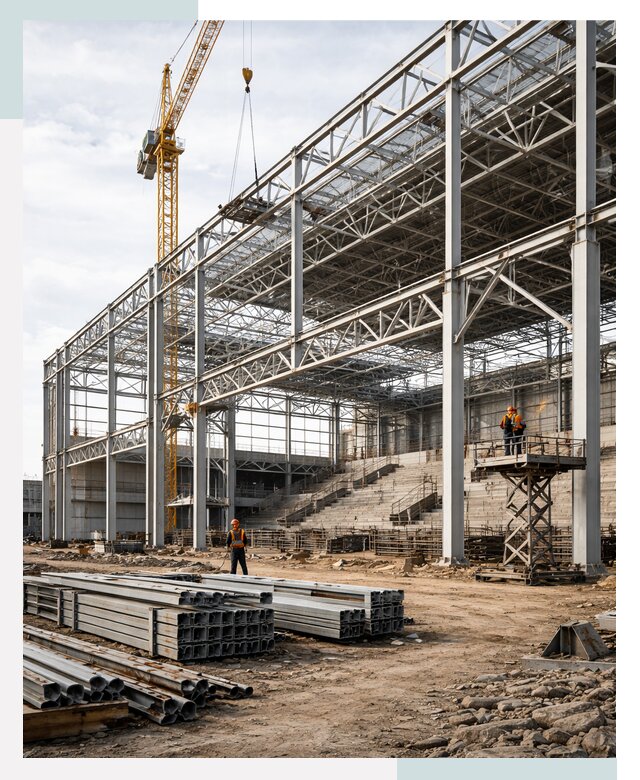 Строительство спортивных комплексов в Новокузнецке от 30822 р. | СтальСтрой-Нвк