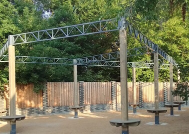 Терраса из металлоконструкций под ключ, проектирование, изготовление и монтаж от СтальСтрой-Нвк